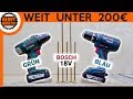 DER AKKUSCHAUBER TEST 🔥 Bosch GRÜN gegen BLAU (PSR 18 LI-2 gegen GSR 18-2-LI Plus)