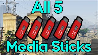 All 5 Media Stick Locations in GTA Online by InControlAgain 146,180 views 2 years ago 1 minute, 1 second