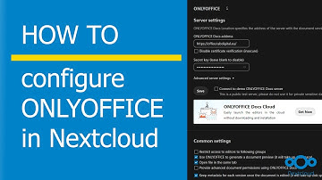 How to configure OnlyOffice in Nextcloud