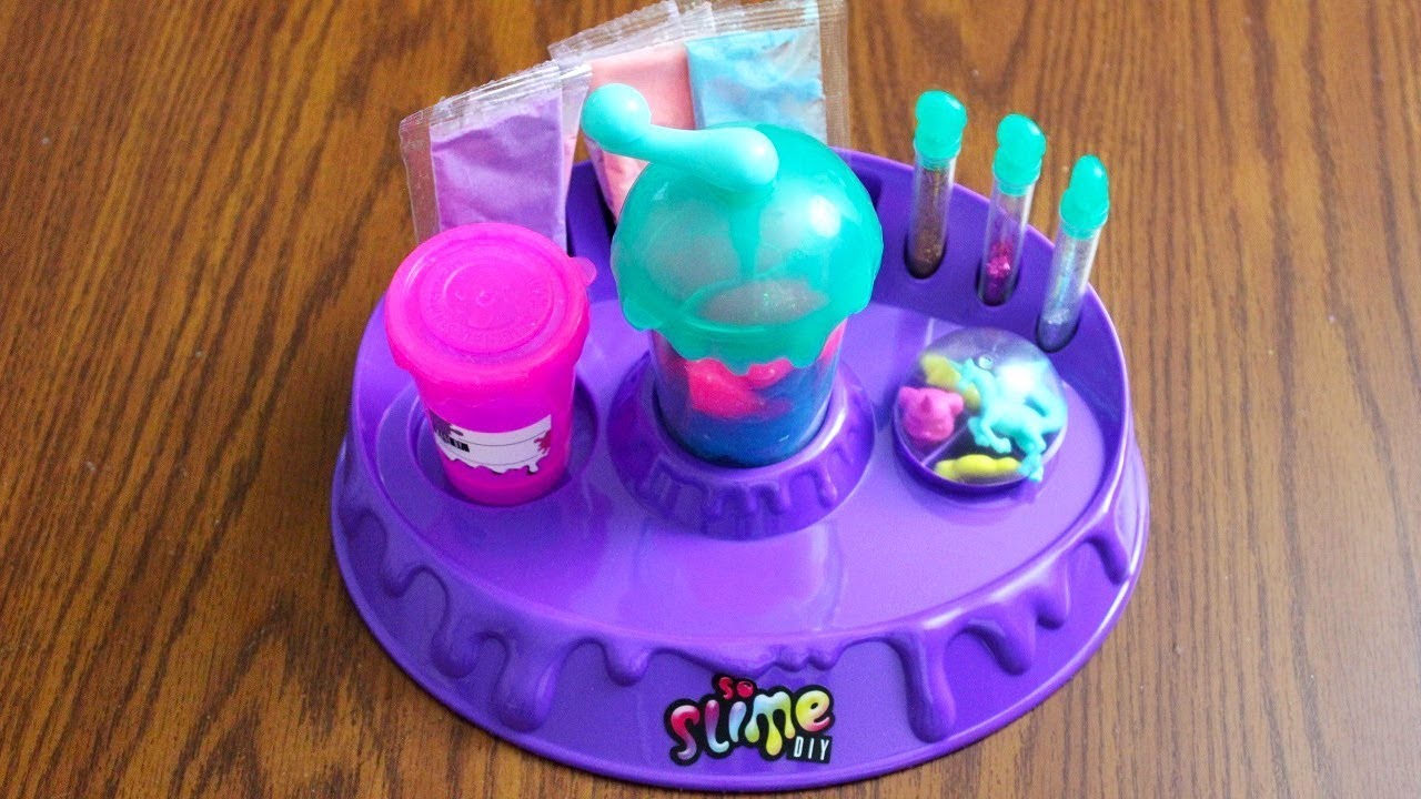 Everything Included to Create Your Own Slime Slime Kitchen DIY Gift idea Mega Slime Factory Kit 28 pcs Super-Stretchy Multicolored 