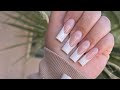 FRENCH TIPS WITH GEL POLISH! | EASY 3 STEPS | NAIL TUTORIAL