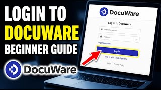 How to login to DocuWare for AI document classification automation - Beginner Guide