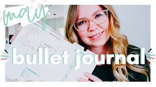 May 2020 Bullet Journal Set Up [habit tracker, monthly meal plan, + Bible journaling!]