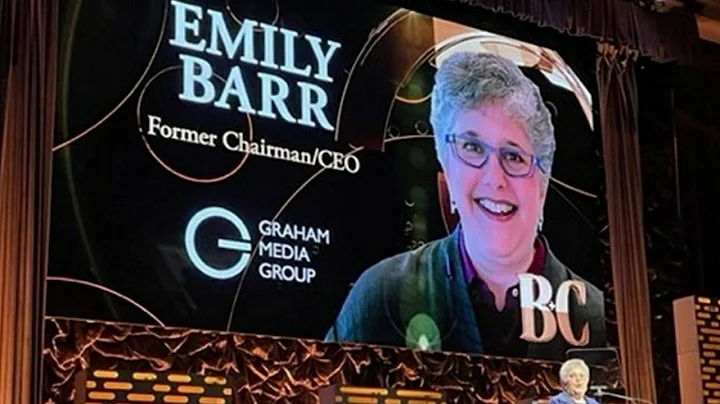 Emily Barr, former president, CEO of Graham Media Group, inducted into Broadcasting and Cable Ha...