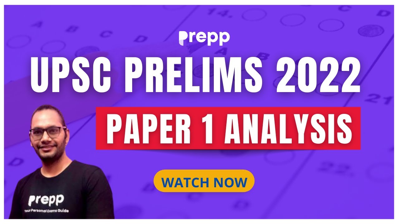 UPSC CSE Prelims 2022 Paper 1 Analysis #upsc - YouTube