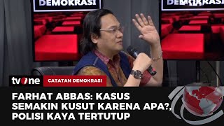 Farhat Abbas: Kasus Vina Ini Ribet karena Polisi seakan Menutupi | Catatan Demokrasi tvOne