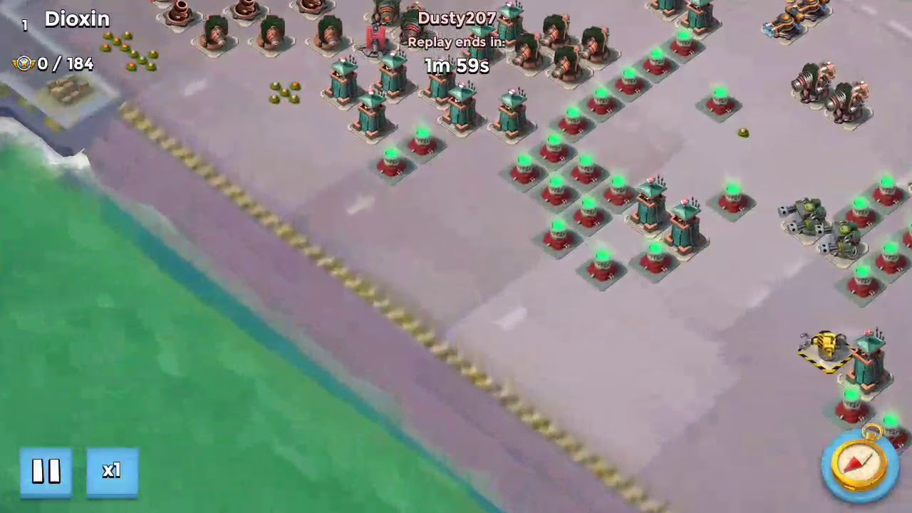 Dioxin zooka solo - Dusty - Stronghold - Boom Beach