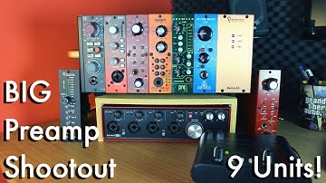 Big Preamp Shootout (9 Units - Heritage, Gap, Warm Audio, Black Lion...)