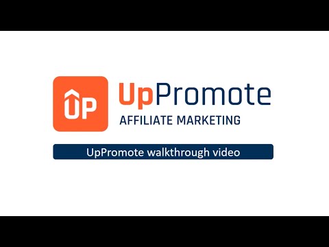 UpPromote: Affiliate marketing on Shopify - Walkthrough video