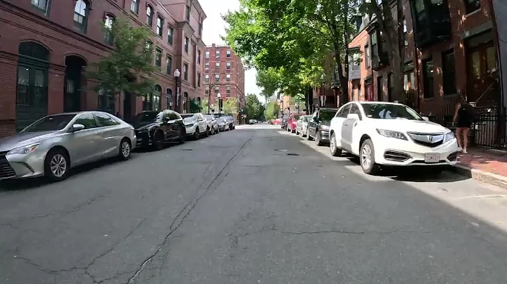 Boston 4K #citytour Roxbury MA Harrison Ave - Use Lanes Paths Bike Tour of the SOUTH END #boston