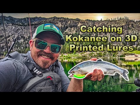 Catching Kokanee on 3D Printed Lures 