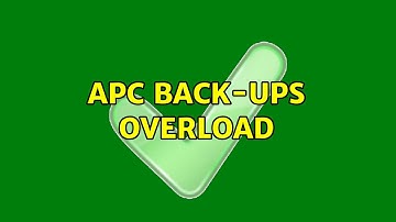APC Back-UPS overload (2 Solutions!!)