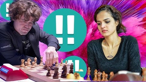 Harmonious chess game, Magnus Carlsen vs Tania Sachdev 3