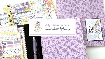 A5 Cocoa Daisy Daisy Dori Memory Keeper Flip Through