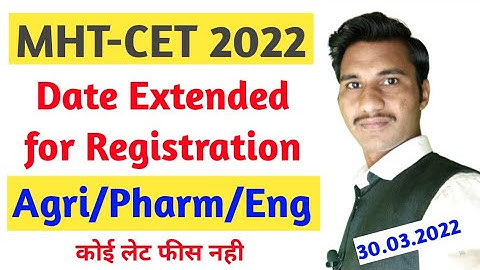 GOOD NEWS | MHT-CET 2022 Date Extended for Registration