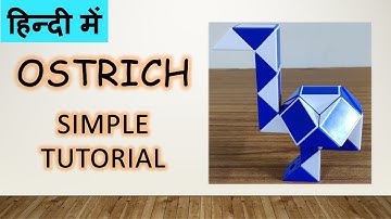 I Made a OSTRICH From a SNAKE CUBE! TUTORIAL HINDI