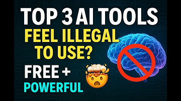 Top 3 FREE AI Tools That Feel Illegal (2025 Edition)