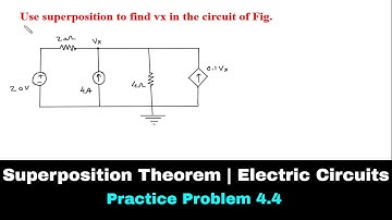 Superpositiestelling | Elektrische schakelingen | Oefenopgave 4.4 | Elektrotechniek