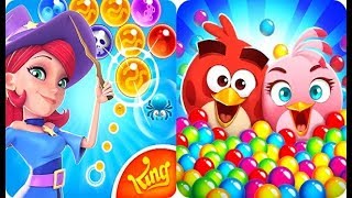 Bubble Witch 2 Saga VS Angry Birds POP Gameplay HD screenshot 5