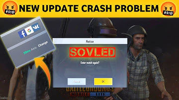 🤫New Update Crash Problem Slove | 0.25.0 New Update Crash Problem | Pubg Mobile Lite