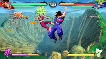 DBFZ - Mid Screen Base Goku TOD combo
