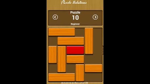 Unblock me Relax mode Puzzle 10 - Walkthrough