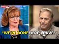 Kevin Costner WALKS OFF The View! I Won’t Apologize For Being American!