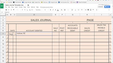 Recording Transactions into a Sales Journal