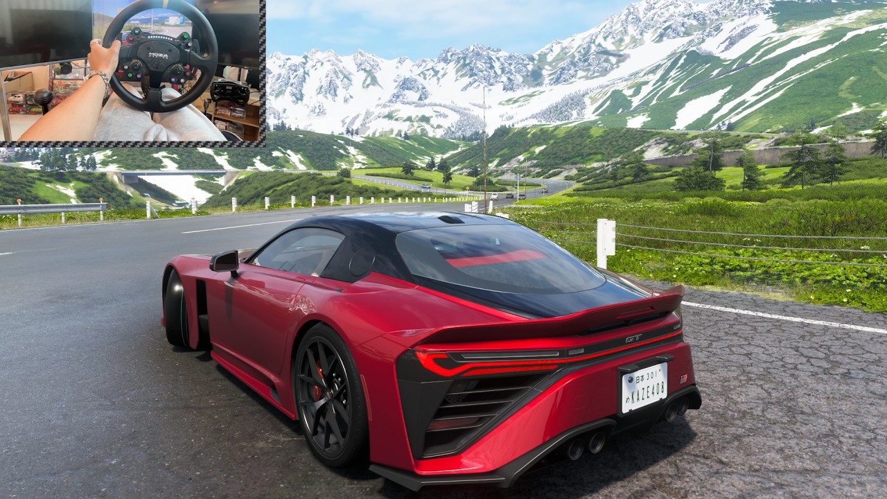Forza Horizon 6】 Toyota GR GT Prototype 650HP - Moza R9 Steering