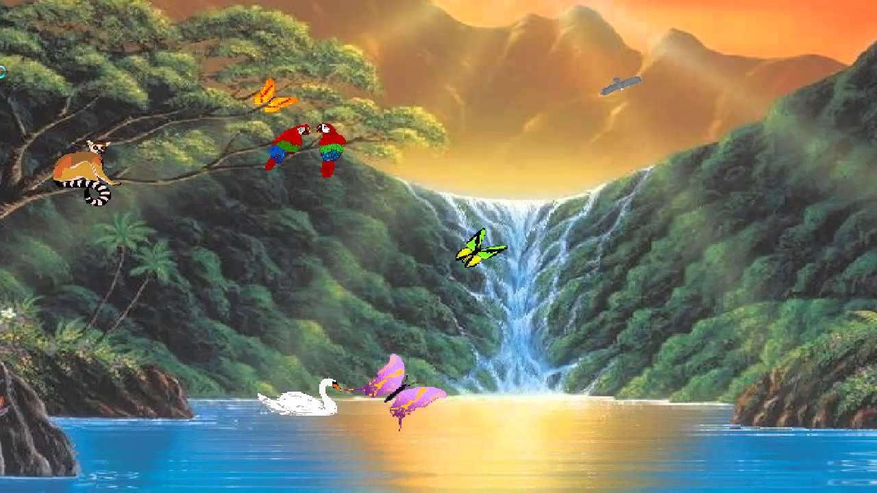 Paradise Falls Screensaver