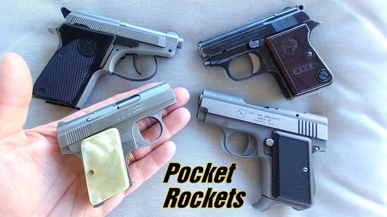 Каждому нужен карманный пистолет — четыре отличных варианта: Beretta Bobcat, Bauer, AMT, Astra Cub