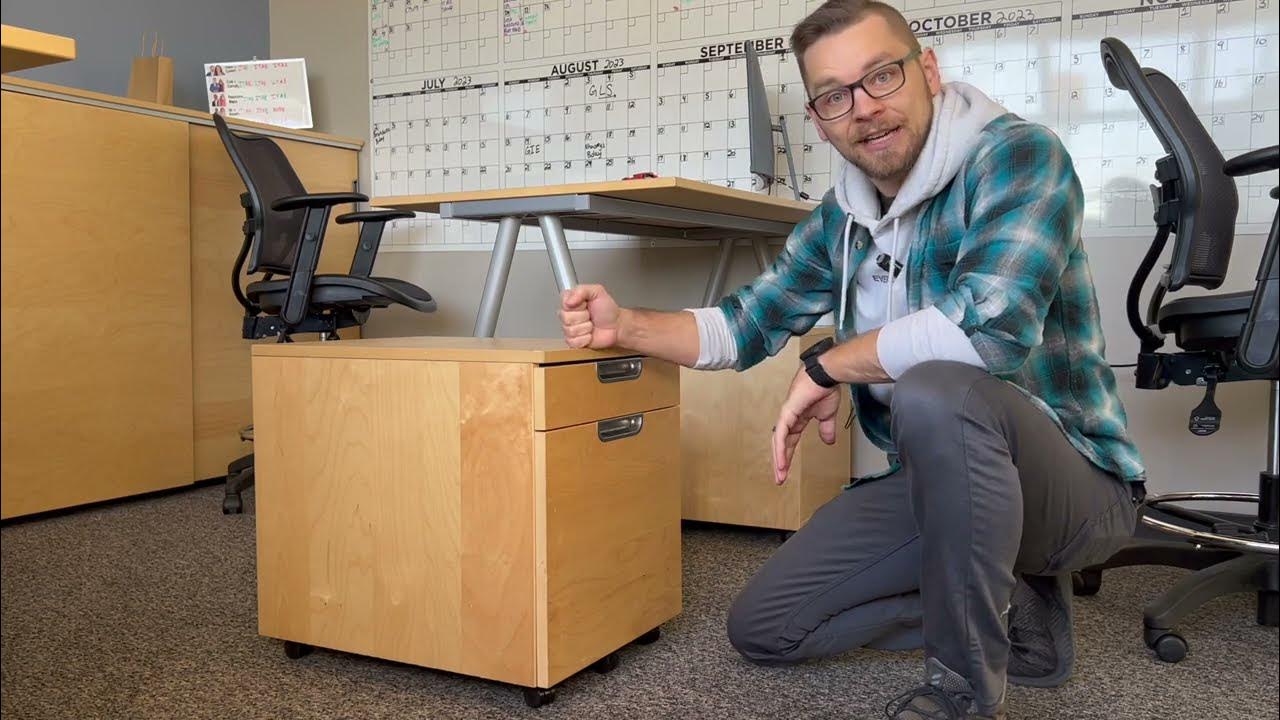 How to adjust IKEA filing drawers YouTube