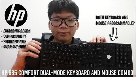 HP 685 Comfort Dual-Mode Keyboard & Mouse Combo: Unboxing & Review