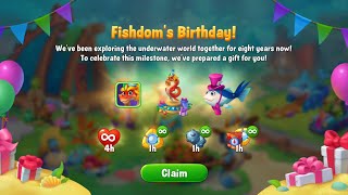 @Fishdom 8th Birthday 🎉 Got Many Bonuses. Level 12318 - 12324 Quick Play