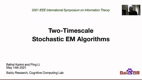 ISIT 2021 - Two-Timescale Stochastic EM Algorithms
