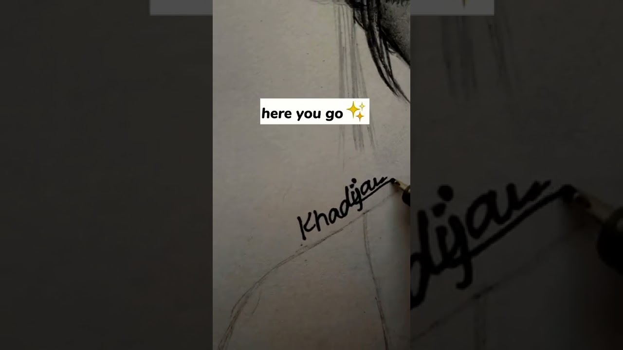 drawing of a korean traditional girl