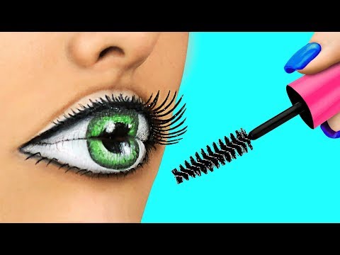 easy-halloween-makeup-tutorial-compilation-/-weird-makeup-ideas-/-body-paint-illusions