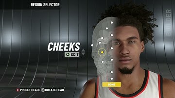 Mikey Williams face creation for 2k22
