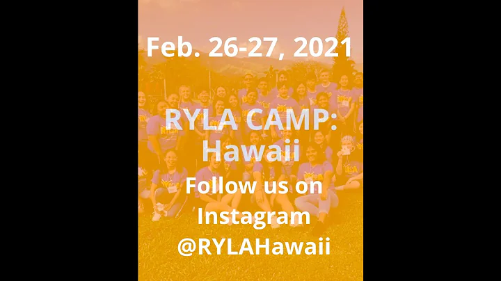 RYLA Hawaii: Meet some of our graduates (Full Video)