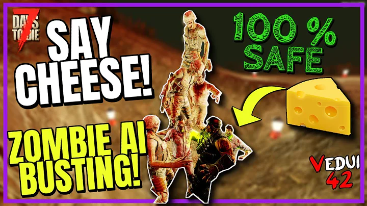 SAFEST Horde Base EVER! Cheesing the ZOMBIE AI Underwater  | 7 Days To Die  🧟