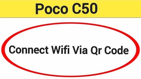 how to connect hotspot via QR code, Poco c50 me pahle se internet connect kaise karen