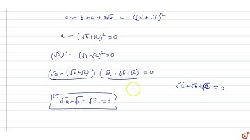 If `a/(b c)-2=sqrt(b/c)+sqrt(c/b),`
where `a , b , c  gt0,`
then the family of lines `sqrt(a)x