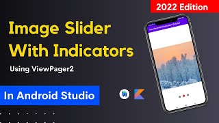 ViewPager2 with dot Indicator | Image slider with dot Indicator in android studio | ViewPager2