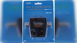 Rezension: Fumei RS-40 VHF 140-150Mhz UHF 430-450Mhz Dual Band 15/60/200W Leistungsbereich SWR/Wa...