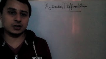 Automatic Differentiation