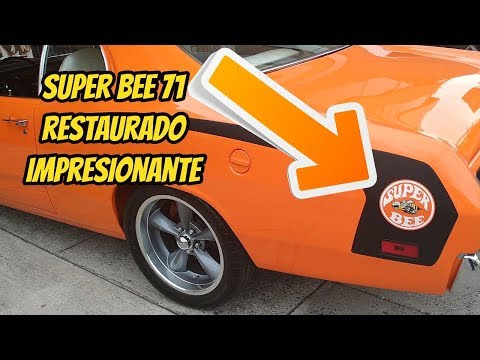 super bee mopar 71 restaurado impresionante