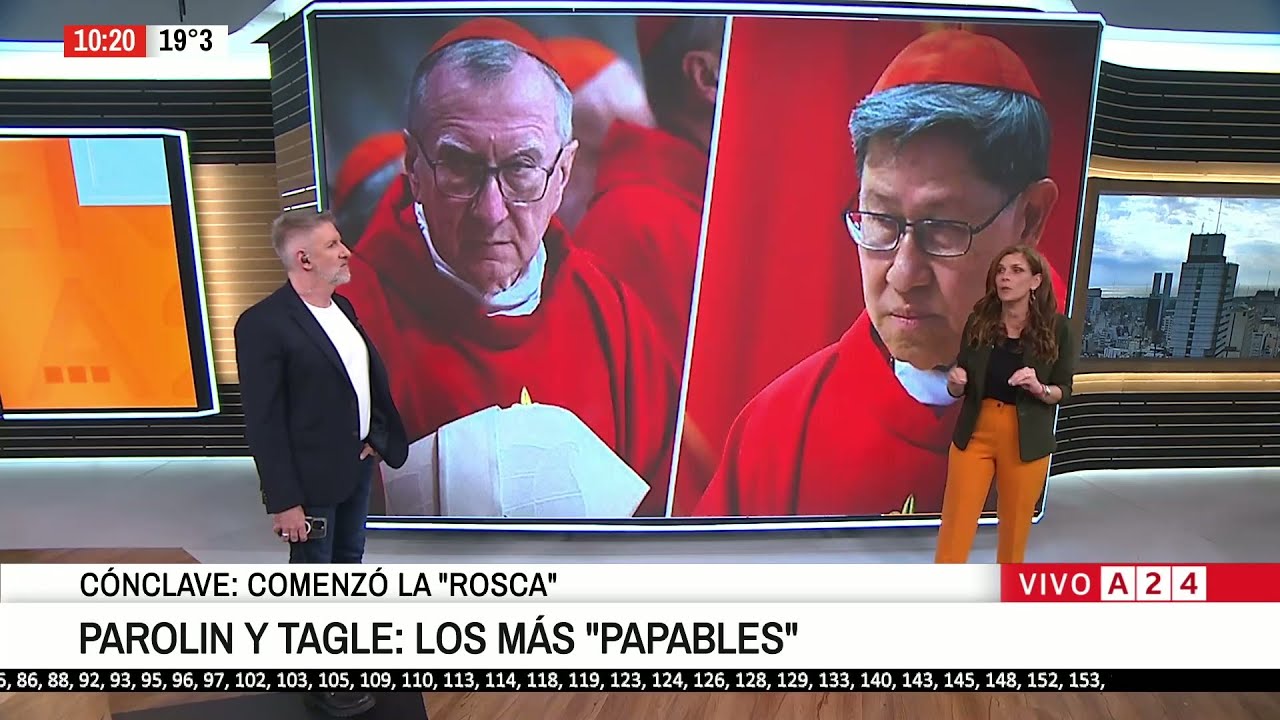 El CÓNCLAVE en el VATICANO: PAROLIN Y TAGLE, los más PAPABLES