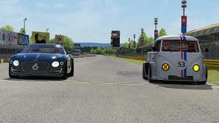 Volkswagen T1 Transporter LM917K vs Bentley EXP 10 Speed 6 at Monza Full Course