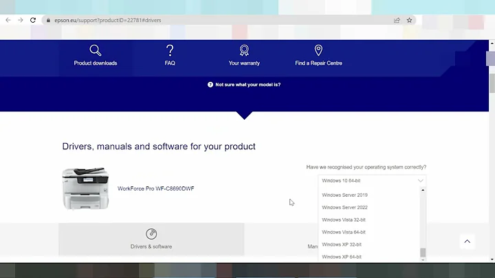 WorkForce Pro WF C8690DWF Download Windows 11 Setup Instruction Wifi Install
