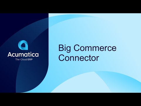 Acumatica BigCommerce Connector